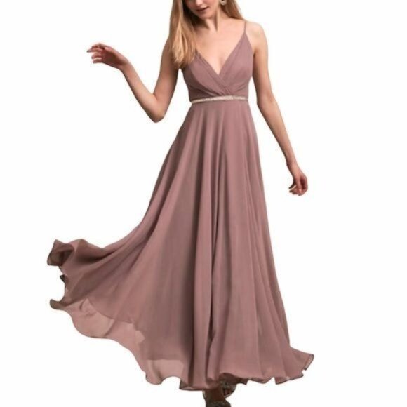 BHLDN Eva Dress in Violet Grey Size Small EUC